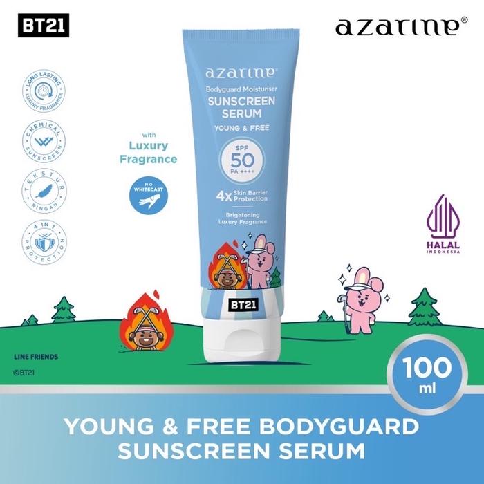 Gambar Azarine BT21 Sunscreen Serum 100ml - Biru dari Skintubeid undefined 3 Tokopedia