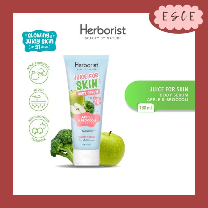 Gambar HERBORIST JUICE FOR SKIN BODY SERUM FACE SCRUB MINERAL BODY SCRUB - BS AppleBrocoli dari SHOPESCE undefined Tokopedia