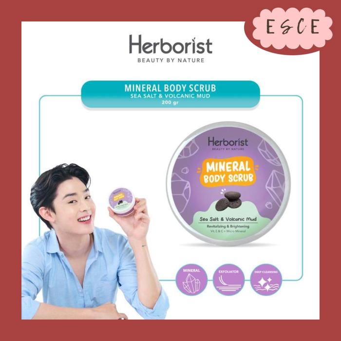 Gambar HERBORIST JUICE FOR SKIN BODY SERUM FACE SCRUB MINERAL BODY SCRUB - MinBS VolcanMud dari SHOPESCE undefined Tokopedia