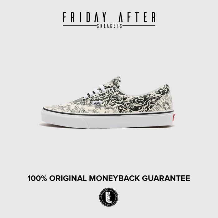 Jual Sepatu Sneakers Vans Era Ouroboros Black True White Original