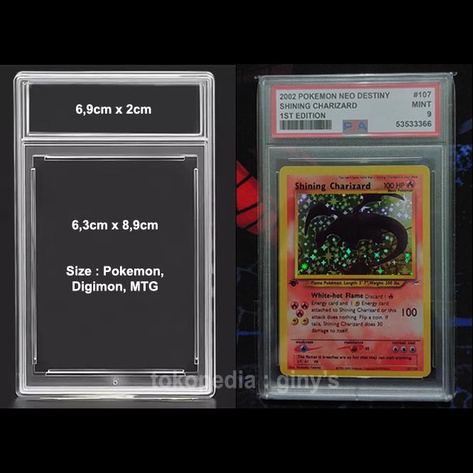 Gambar PSA Card Case / Casing / Holder / Display PSA Kartu Pokemon / MTG - PSA CASE 1 dari ginycgstore undefined Tokopedia
