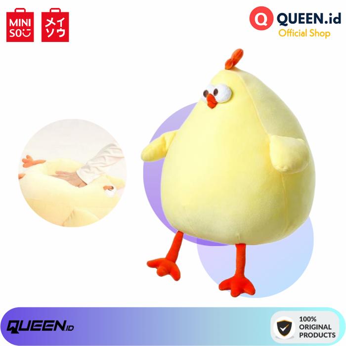 Gambar Miniso Dundun Chubby Chicken Plush Toy - Boneka Ayam Soft dari Queen-id undefined Tokopedia