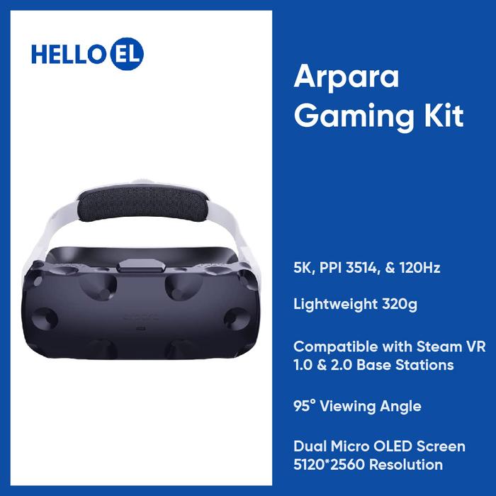 Gambar Arpara Gaming Kit 5K OLED 120Hz 320g 5120*2560 Pancake Lens VR dari Hello El Official undefined Tokopedia