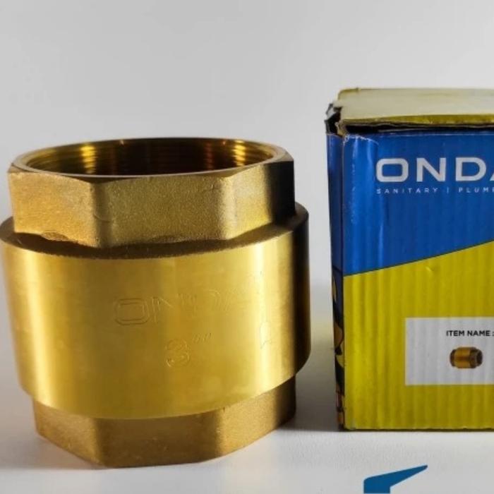 Gambar Tusen Klep kuningan Onda 3" inch Foot valve tossen klep Onda 3 inch - Tanpa Saringan dari nurishop surabaya undefined Tokopedia