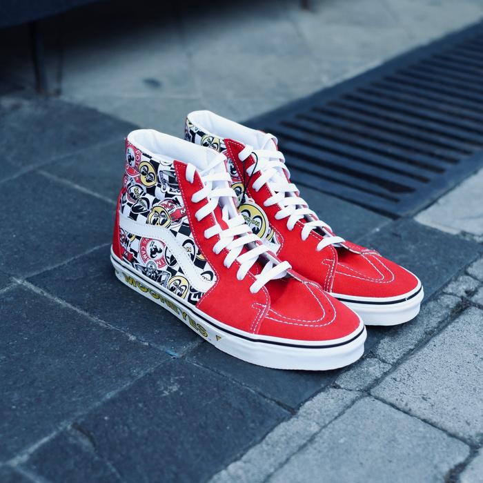 vans sk8 hi formula red