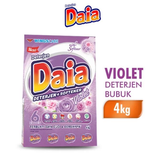 Gambar daia detergent bubuk putih 4 kg - violet dari Mpus Gabut undefined Tokopedia