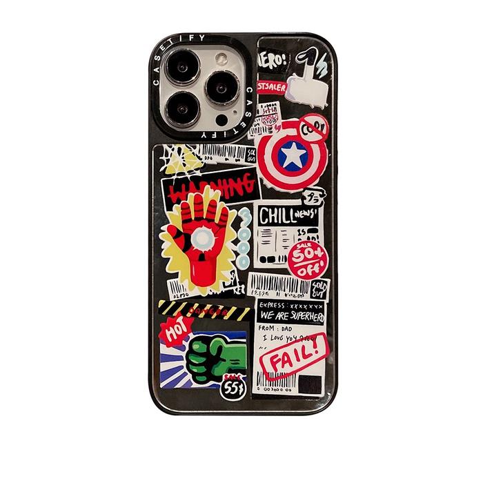 Gambar Mirror Hybrid Case iPhone 14 Pro Max 13 12 Castify MARVL - MARVL, 14 Pro dari CUBICCOM undefined Tokopedia