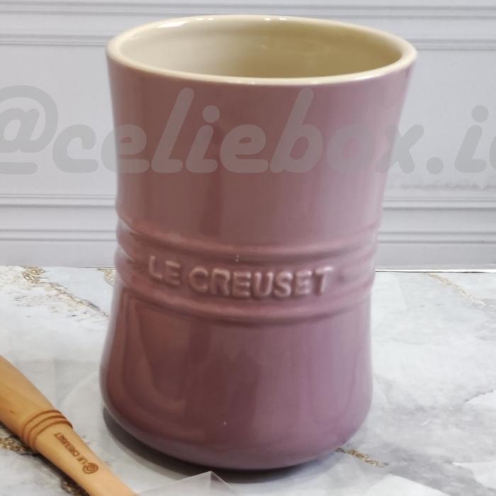 Gambar Le creuset utensil crock / utensil jar (banyak warna) - Mauve Pink dari Celiebox undefined Tokopedia