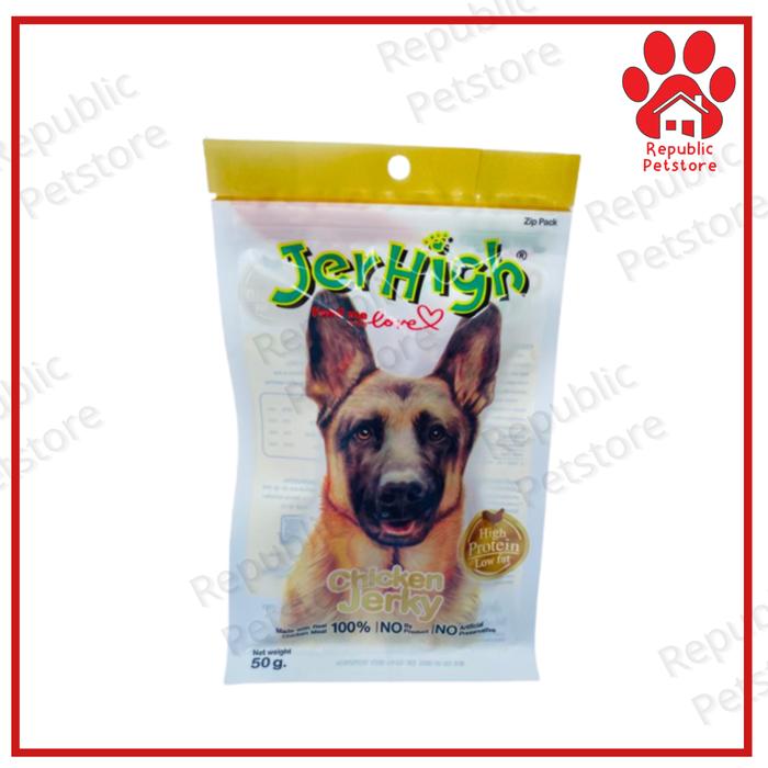 Gambar Jerhigh Dog Treats 50gr - Dog Treats Snack Cemilan Anjing - Chicken Jerky dari Republic Petstore undefined Tokopedia