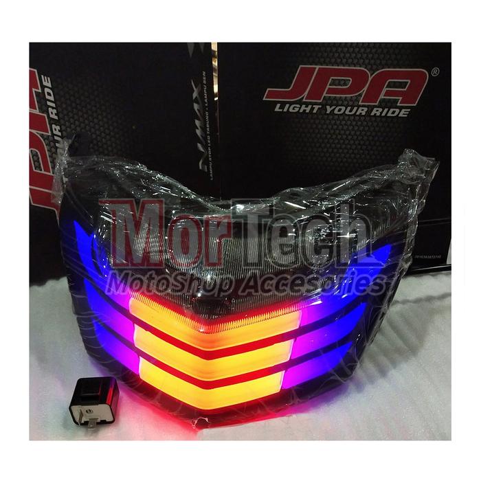 Gambar StopLamp Lampu Stop Belakang New JPA Original Yamaha Nmax N Max - biru merah, JPA SIPIT dari MORTECH undefined Tokopedia