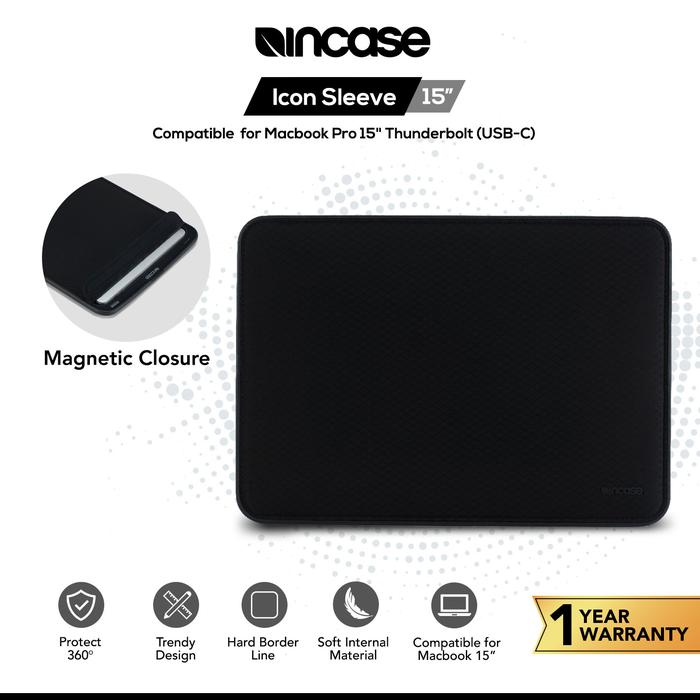 Promo Incase With Magnet Tas Laptop Icon Sleeve Diamond Ripstop