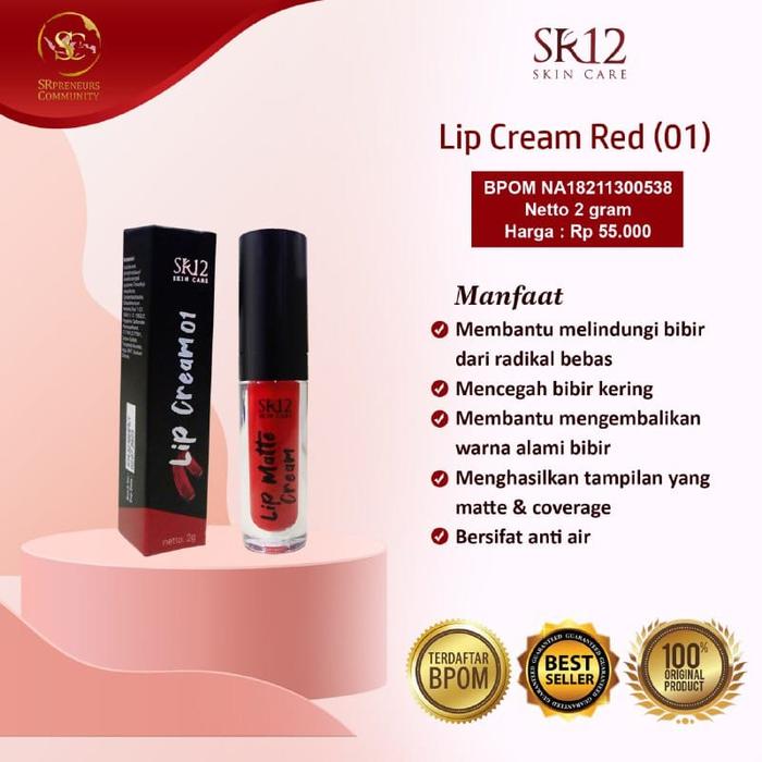 Gambar Lip Cream - Red (01) dari Pondok Alam undefined Tokopedia