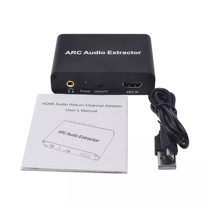 Gambar AVPRO AVQ002 HDMI ARC Audio Extractor to SPDIF Optical Coaxial RCA - Tanpa Kabel dari Pro-X Technology undefined Tokopedia