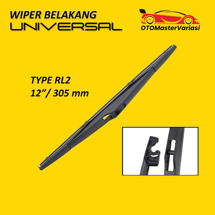 Gambar Wiper Belakang Mobil Rear Wiper Blade Semua Merk Mobil Kipas Kaca - 12" RL2 dari OTOMaster undefined Tokopedia