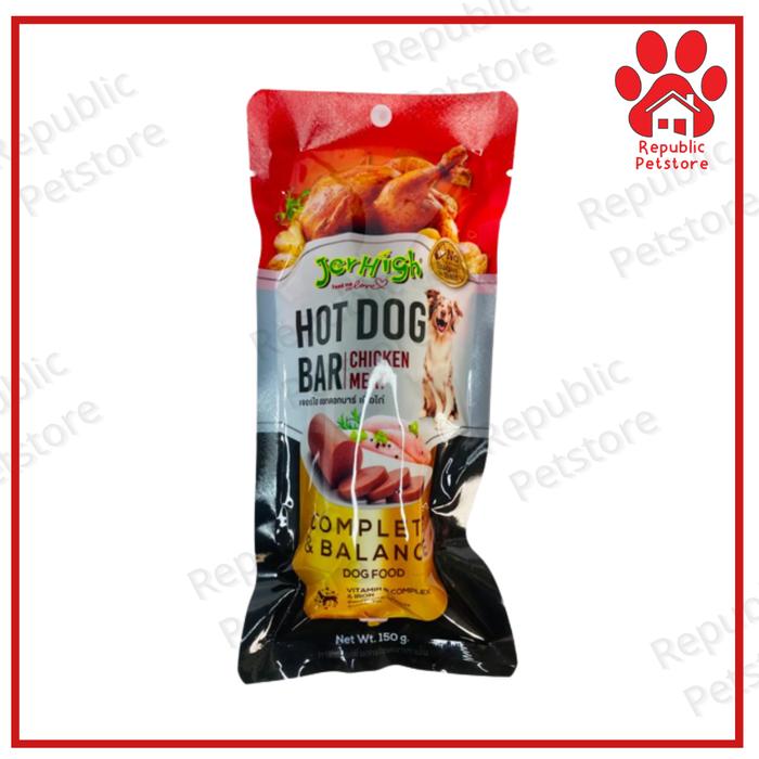 Gambar Jerhigh Hot Dog Bar Sausage 150gr - Dog Snack Cemilan Sosis Anjing - Chicken dari Republic Petstore undefined Tokopedia