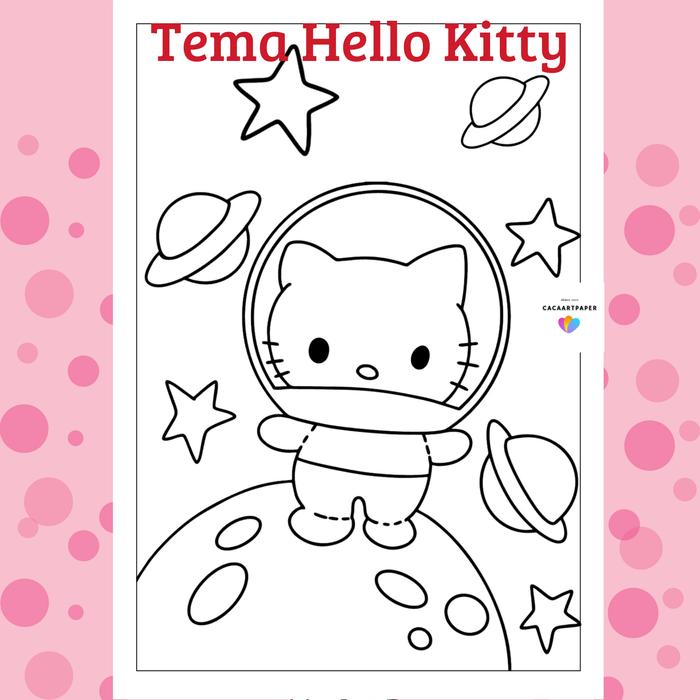 Gambar KERTAS MEWARNAI ANAK/KERTAS GAMBAR A4 HELLO KITTY - 05 dari Caca_artpaper undefined Tokopedia