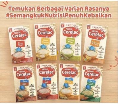 Gambar Cerelac Bubur Sereal 6+ & 8+ - 6+ Beras Merah dari Keiko baby shop manado New undefined Tokopedia