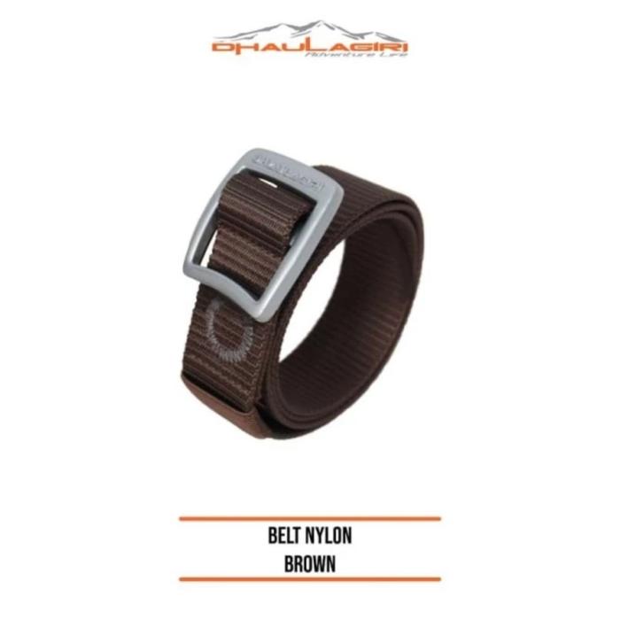 Gambar Ikat pinggang Dhaulagiri belt nylon 02 sabuk outdoor camping - Hitam - coklat dari Hiker Republik undefined Tokopedia