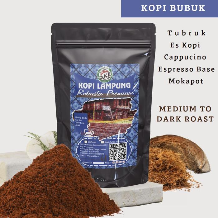 Gambar Biji Kopi Robusta Lampung premium - Kopi Bubuk, 100g dari AKL Coffee Store Sumatera undefined Tokopedia