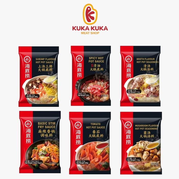 Gambar Bumbu Haidilao | Bumbu Hotpot Instan | Suki Shabu Shabu Instant | Mala - Shrimp Flavour dari Kuka Meat Shop undefined Tokopedia