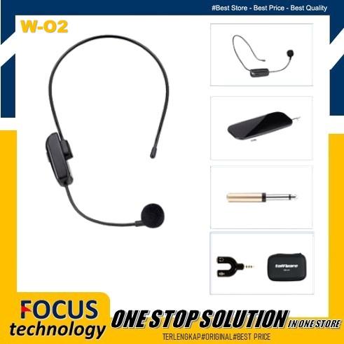 Gambar wireless mic mikrofon presentasi imam masjid mushola 2.4G - Mic K1 dari Focus Technology undefined Tokopedia