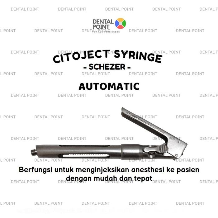Gambar Dental Citoject Syringe/Citoject Syringe - Schezer Dental Instrument - Automatic dari Dental Point undefined Tokopedia