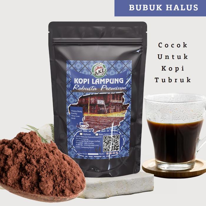 Gambar Biji Kopi Robusta Lampung premium - Halus Tepung, 500g dari AKL Coffee Store Sumatera undefined Tokopedia