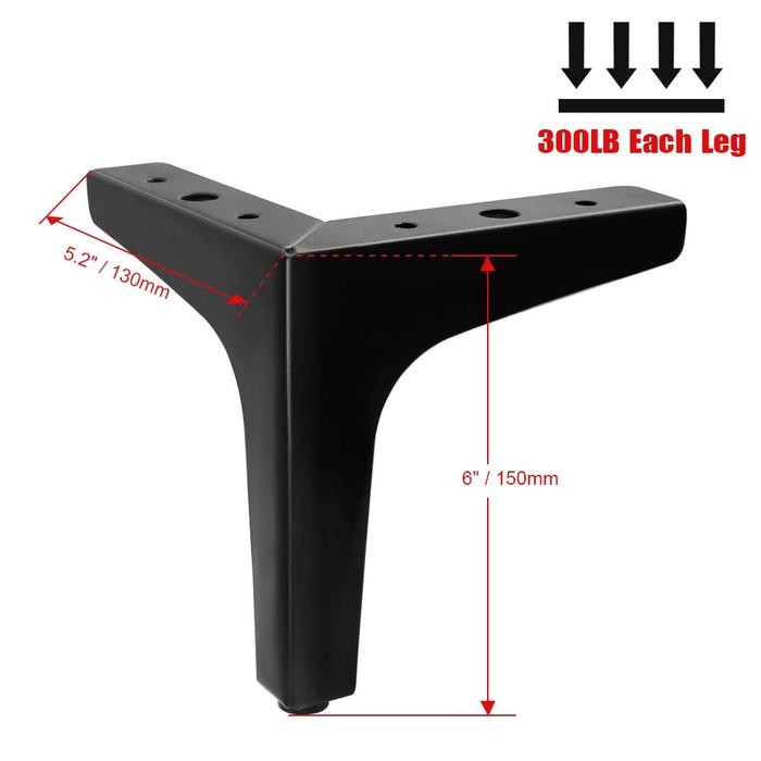 Gambar Kaki Sofa Segitiga 10cm Dan 15cm Sofa Leg Model Pesawat Kaki Furniture - 15cm dari Sincere-Mall undefined Tokopedia