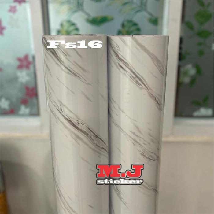 Gambar Sticker Deco Sheet PVC Pelapis Meja HPL Marmer Marble Glossy dan Kayu - fs16 dari MJsticker undefined Tokopedia