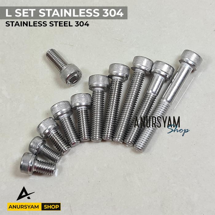 Gambar Baut L M6 x 10 12 15 s.d 10 Stainless | Baut L Stainless Steel dari aNursyam Kota Cilegon Tokopedia