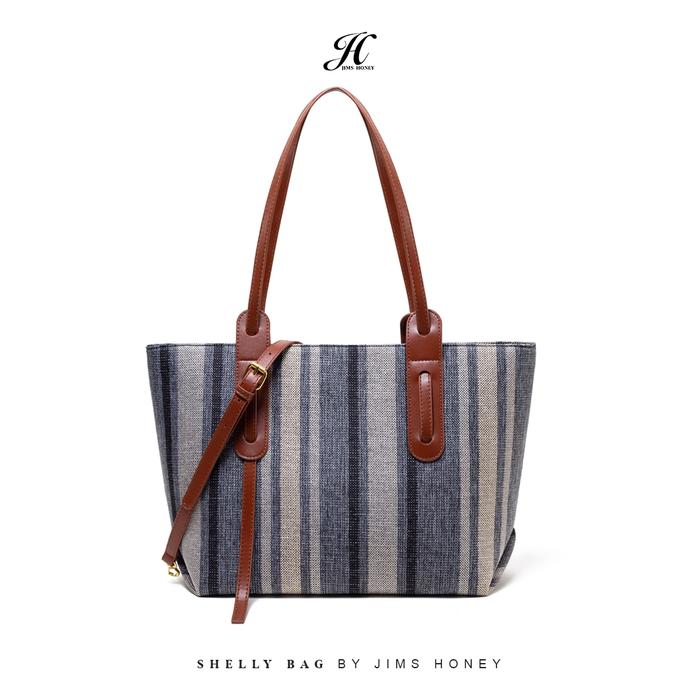 Gambar JIMS HONEY  Tas Totebag Wanita SHELLY BAG - CARAMEL dari Supplier Jims Honey_NEW undefined Tokopedia