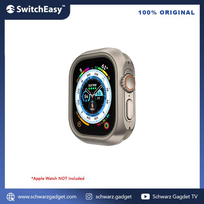 Gambar Case Apple Watch Ultra 49mm Switcheasy Odyssey Aluminum TPU casing - Titanium dari schwarz gadget surabaya undefined Tokopedia