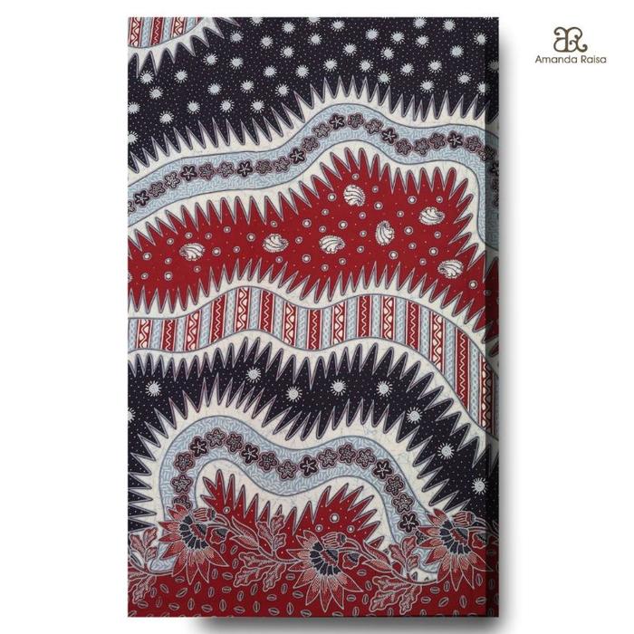 Gambar Kain Batik Meteran Potongan Motif Kembang Ri - Maroon, 0.5 meter dari Batik Amanda Raisa undefined Tokopedia