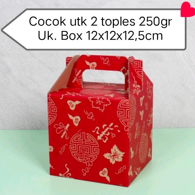 Gambar Box Imlek 2 toples 250gr Box 2 toples 250gr Box cookies Imlek Kuker EF - Merah Imlek dari CHEAPPY RAASHOPZ undefined Tokopedia