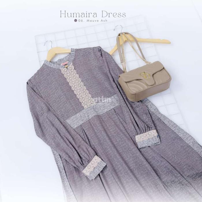 Gambar Gamis Humaira Dress By Attin Gamis Saja - mauve ash, XS dari muslimbagus undefined Tokopedia