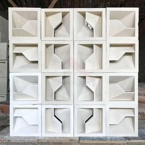 Gambar Roster Beton/ Roster Minimalis/ Roster Modern motif Petir - Putih dari Roster fd royall undefined Tokopedia