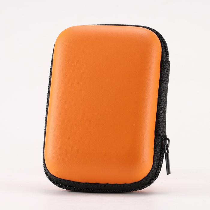 Gambar Tempat Headset Case Pouch Earphone Data Cable Box Premium Universal - Orange dari CABLETIME Jakarta undefined Tokopedia