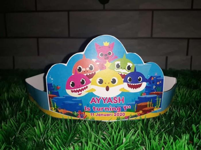 Gambar Topi ultah anak baby shark - BABY SHARK dari Kayla Tas Souvenir undefined Tokopedia