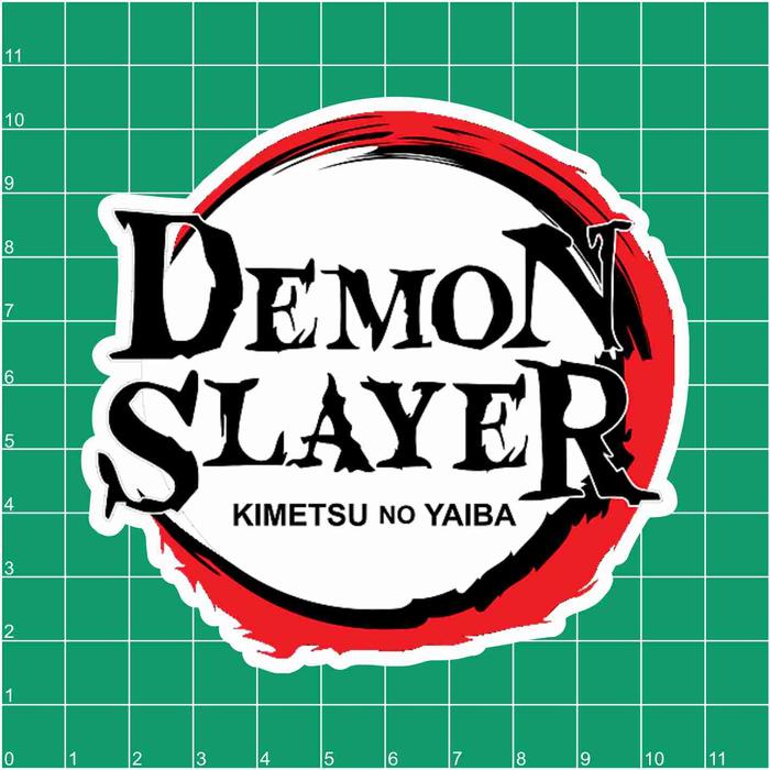 Gambar Sticker - Stiker Kimetsu No Yaiba -Demon Slayer- Logo - WHITE B dari Andhy's Garage undefined Tokopedia