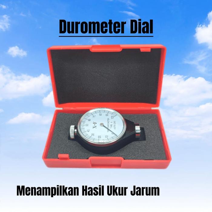 Gambar Durometer Shore A Alat ukur kekerasan karet plastik kulit dll - Dial dari Measuring Solution undefined Tokopedia