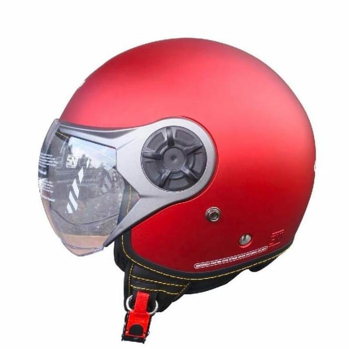 Gambar helm cargloss YRM retro ghotic solid original - red doff, M dari moro helm undefined Tokopedia