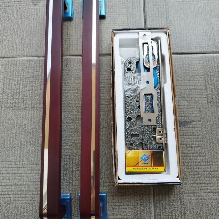 Gambar Paket handle pintu 45cm dan kunci pelor - gagang pintu rumah kupu - 1st hdle mahoni dari HOSANA789 undefined Tokopedia