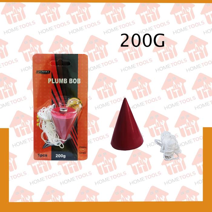 Gambar Lot Tukang CAMEL Bandul Timbangan Kerucut 200G - 300G - 400G - 200G dari Home Tools 52 undefined Tokopedia