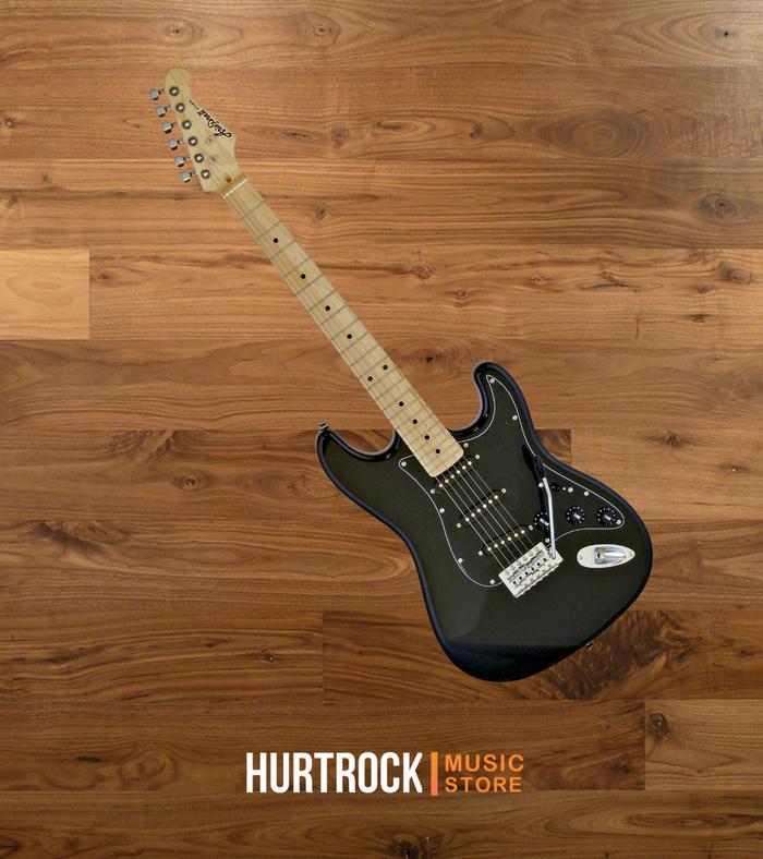 Gambar ARIA PRO II STG003 SPL Stratocaster Guitar Black Maple FB dari HurtRock Music Store undefined Tokopedia