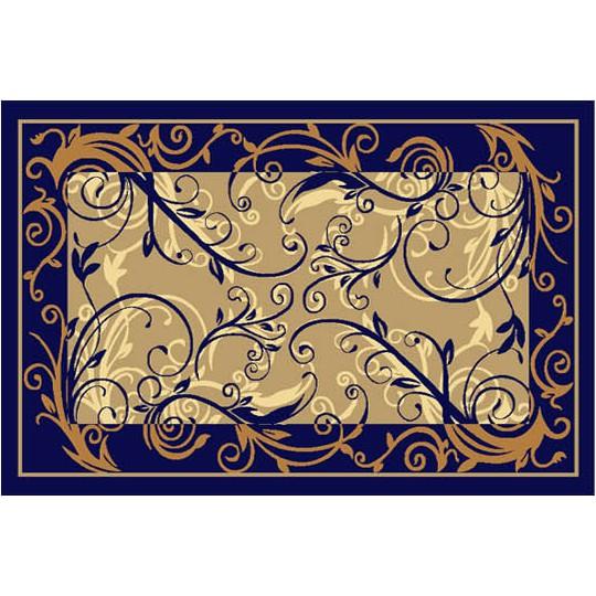 Gambar Artholic - Karpet Stem Leaf Anti Slip Rugs 160x200 cm - Blue dari ARTSY OFFICIAL STORE undefined Tokopedia