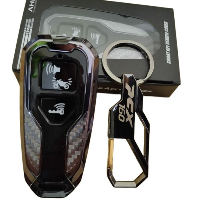 Gambar Paket Gantungan Kunci Logo PCX 160 dan Cover Remot Original Honda cod - GKnci&CRmot Ori, PCX 160 yaa dari AW ACC Motoshop undefined Tokopedia