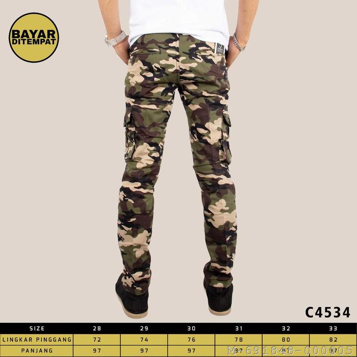 Gambar celana army panjang pria - Cokelat, 35 dari dita dita shop undefined Tokopedia