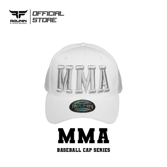 Gambar Baseball cap Rounin Fightware Motif Timbul topi MMA - Putih dari Rounin Fightware undefined Tokopedia