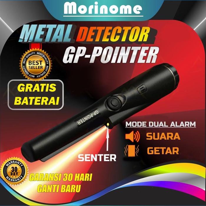 Gambar Ready Stock GP Pointer S Metal Detector Alat pendeteksi Logam dan emas - black+Baterai dari wawats undefined Tokopedia