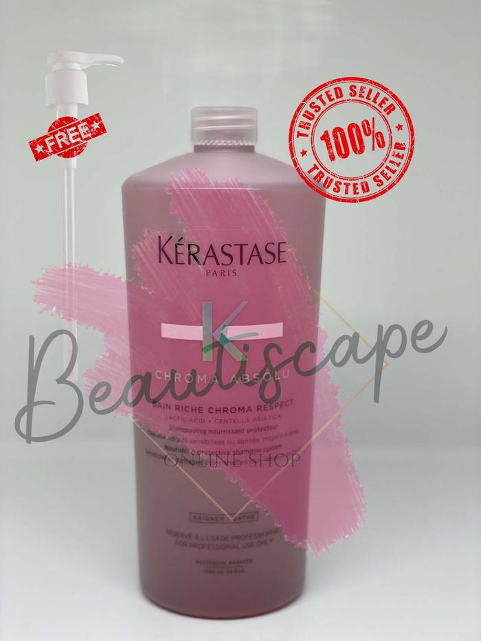 Gambar Kerastase Bain Chromatique 1000ml - R. CHRM(TEBAL) dari Beautiscape.id undefined Tokopedia